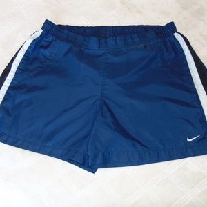NIKE Athletic Shorts, Women's Medium, Navy Blue